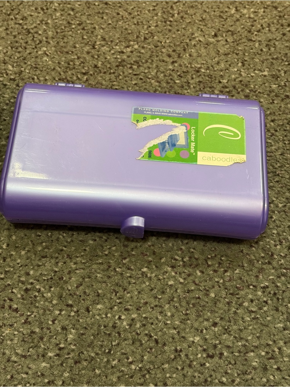 Caboodles Lavender Hard Plastic Makeup Case